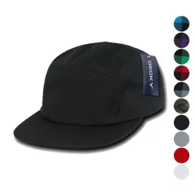 1 Dozen Decky 5 Panel Racer Racing Jockey Biker Caps Hats Camo Wholesale