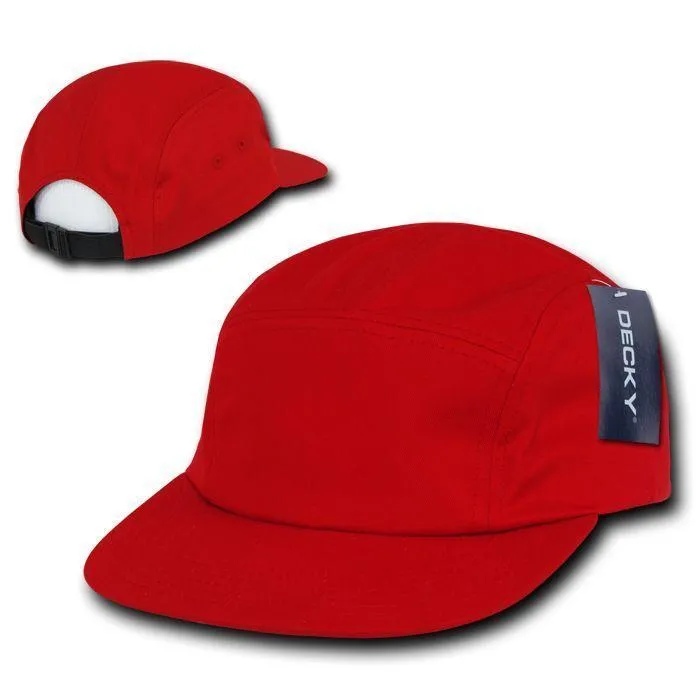 1 Dozen Decky 5 Panel Racer Racing Jockey Biker Caps Hats Camo Wholesale