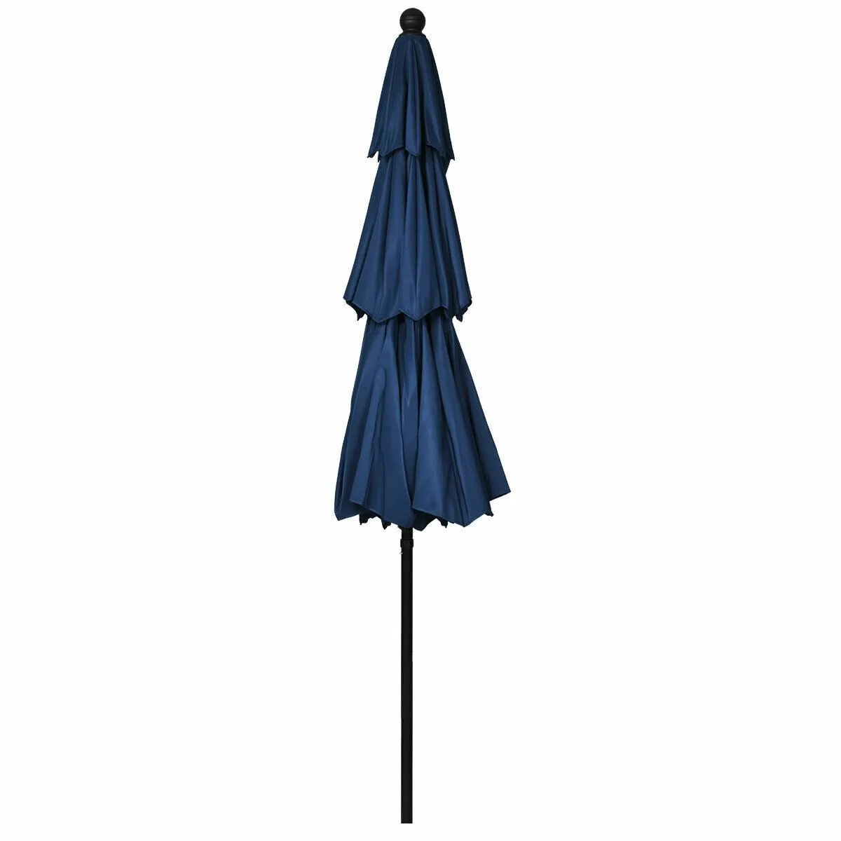 10ft 3 Tier Outdoor Patio Umbrella with Double Vented