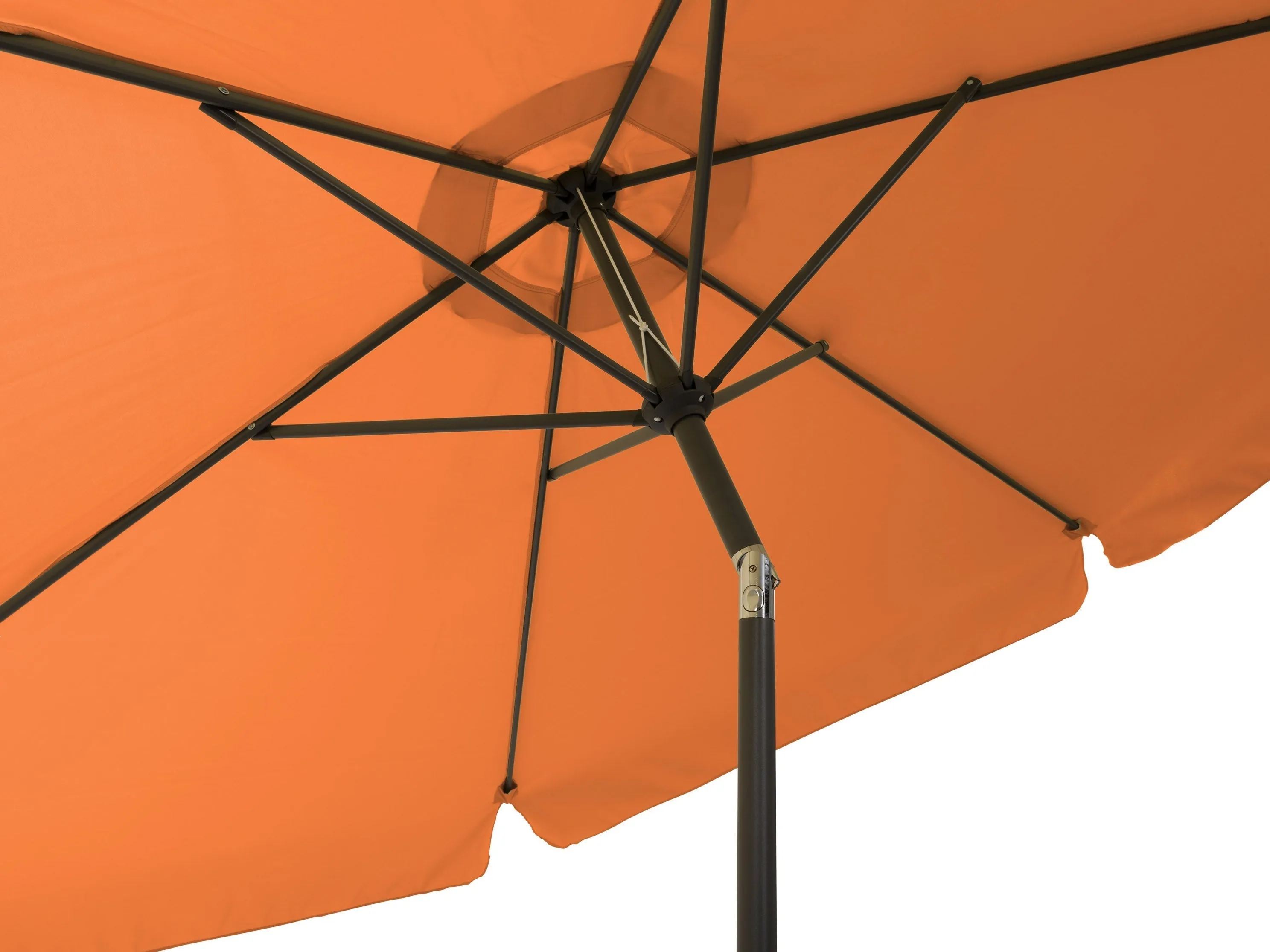10ft Round Orange Patio Umbrella