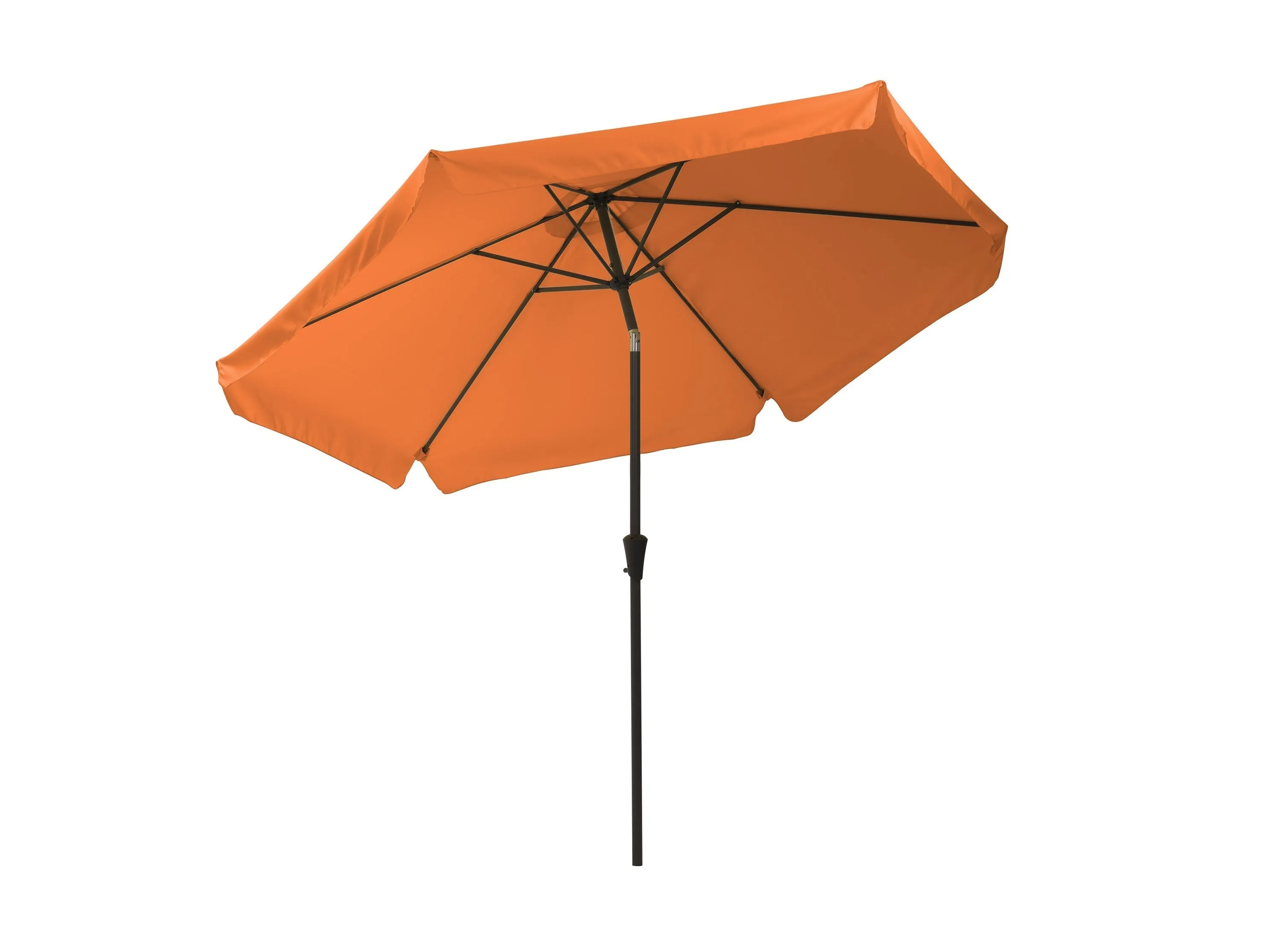 10ft Round Orange Patio Umbrella