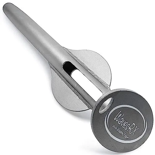 18" Aluminum Sand Spike Beach Anchor - WaveCobra | Keeps Your Watercraft Securely Anchored Near Shore, Sandbar or in Shallow Water | Ultra Light Patent Pending Design for Boats, Jet Ski & PWC