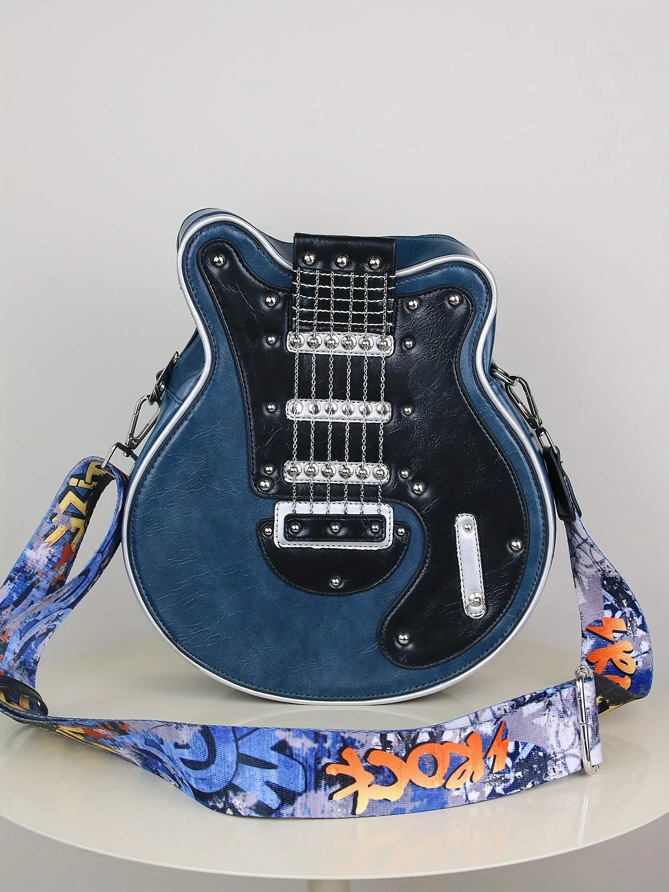 2024 Y2K Guitar-Shaped Crossbody Bag