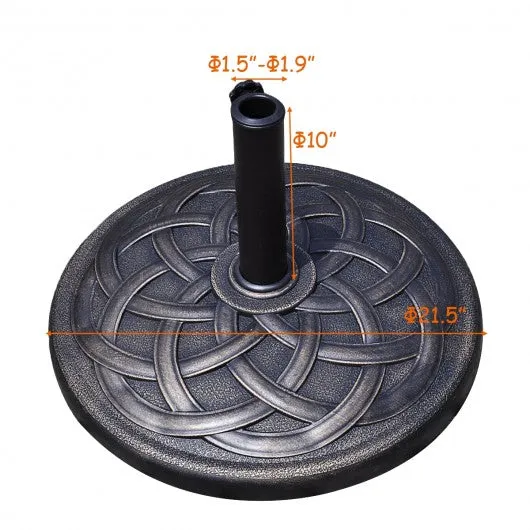 22" Heavy Duty Round Umbrella Base Stand