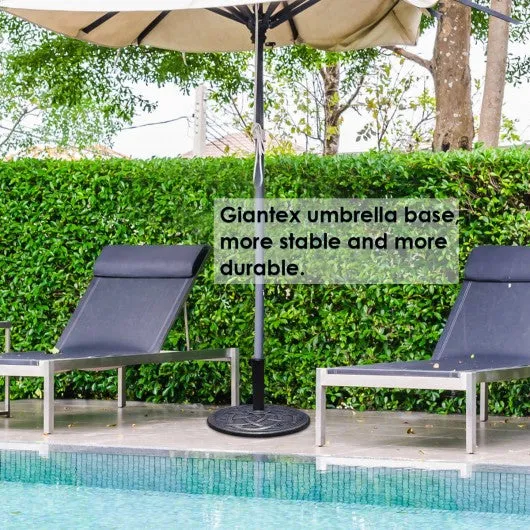 22" Heavy Duty Round Umbrella Base Stand