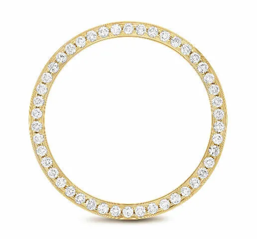 36MM FULL SIZE DATEJUST DIAMOND BEZEL FOR ROLEX DATEJUST, PRESIDENT WATCH YELLOW