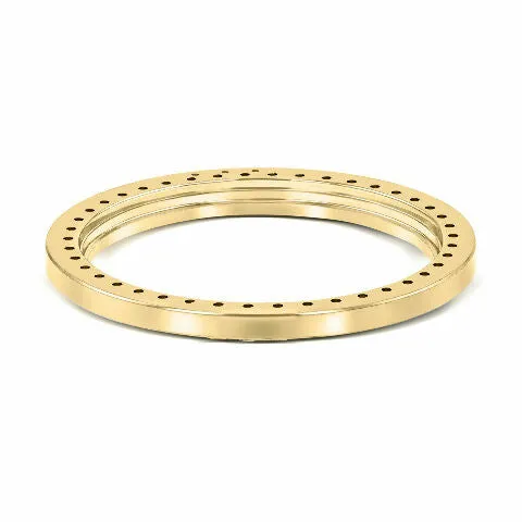 3CT PAVE BEAD SET DIAMOND BEZEL 18KY FOR ROLEX DATEJUST 2 41MM 116303, 116333