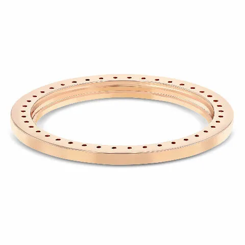 3CT PAVE BEAD SET DIAMOND BEZEL FOR ROLEX DAY DATE 40MM 228235 18K ROSE GOLD