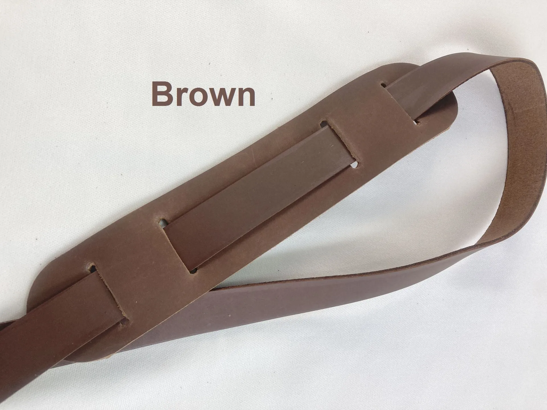 5/8" Leather Cross body Replacement Strap Shoulder Pad Bag Luggage  5 Lengths