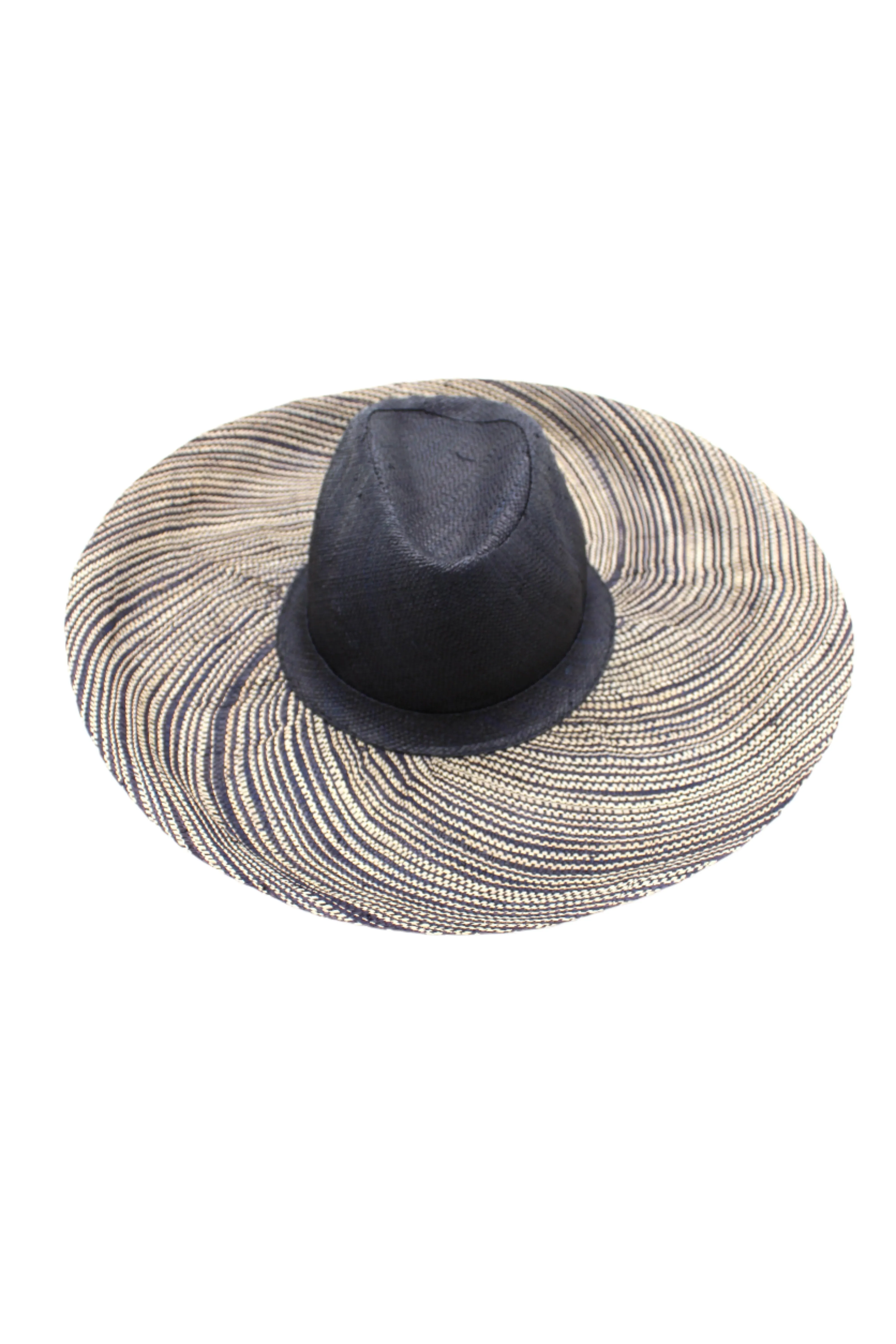 5" Brim Miramar Two Tone Melange Straw Sun Hats