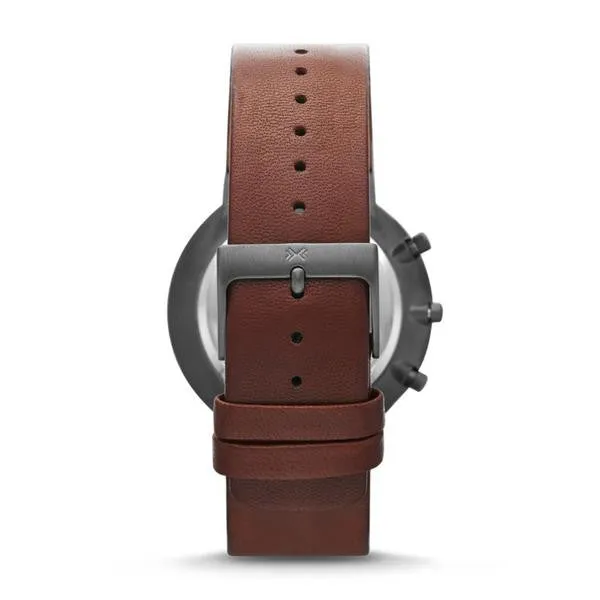 Ancher Leather Chronograph Watch Pro