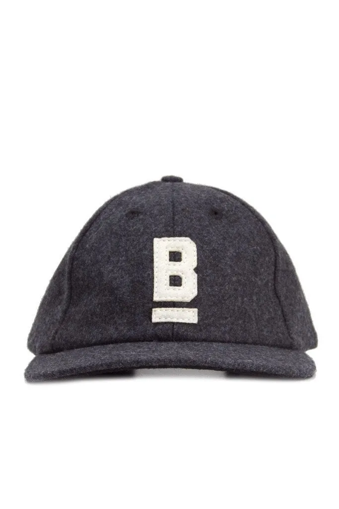 B Flat Cap Wool Charcoal