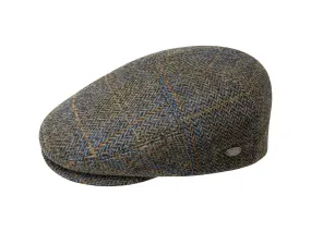 Bailey Hats Lou Herringbone With Window Pane Ivey Flat Cap