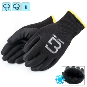 Better Grip® Double Lining Rubber Coated Gloves - BGWANS-BK-CS