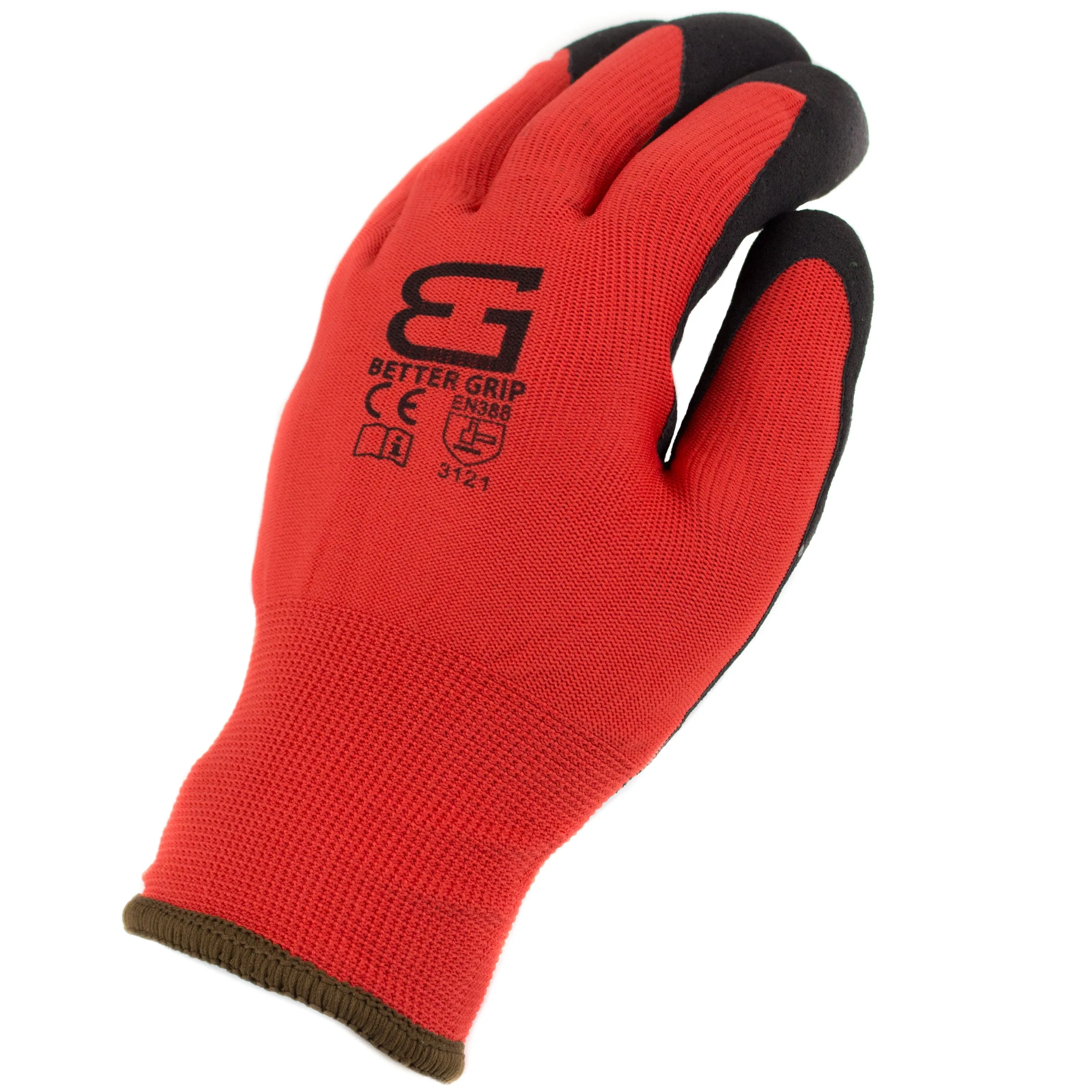 Better Grip® Double Lining Rubber Coated Gloves - BGWANS-RD-CS(RN)