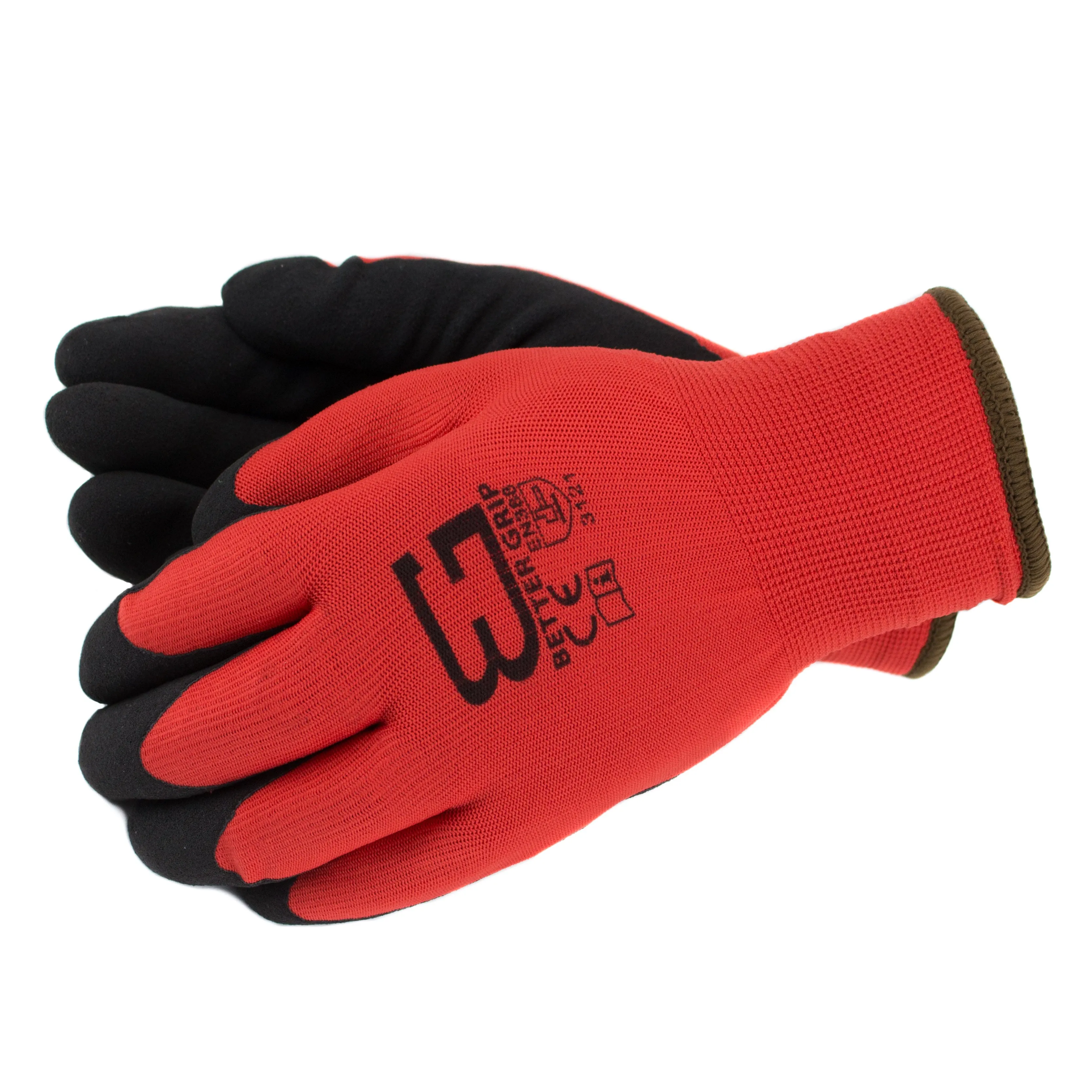 Better Grip® Double Lining Rubber Coated Gloves - BGWANS-RD-CS(RN)