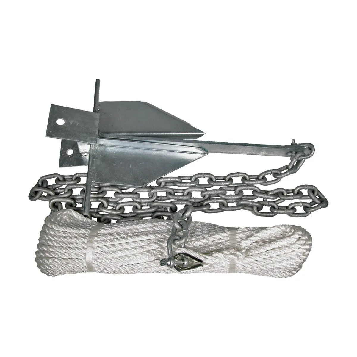 BLA ANCHOR KIT 6LB SAND 6MM/50M/2MCHAIN