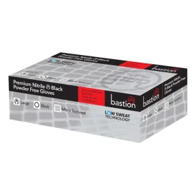 Black Nitrile Gloves | Powder Free Gloves | Bastion Pacific
