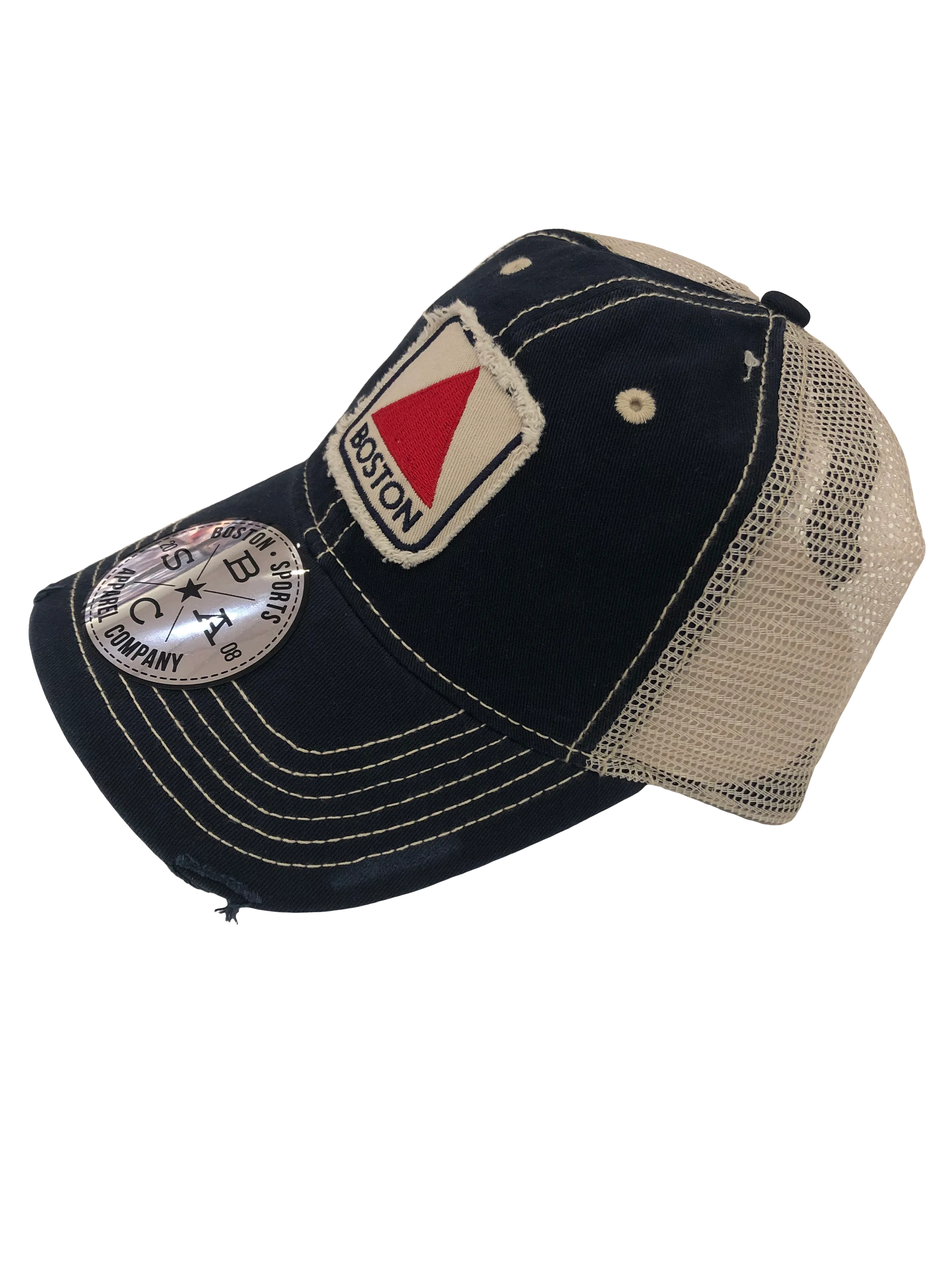 Boston Landmark Classic Navy Trucker Hat