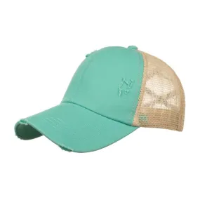 #C3Babe Crisscross Ponytail Baseball Cap