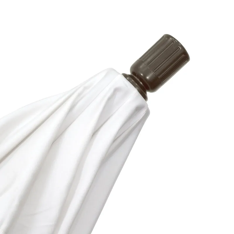 California Umbrella 7.5' Pacific Trail Series Patio Umbrella With Matted White Aluminum Pole Aluminum Ribs Push Button Tilt Crank Lift With Pacifica Fabric