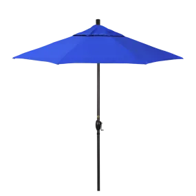 California Umbrella Pacific Trail Series 7.5 ft Patio Umbrella - Residential Grade with Push Button Tilt and Crank Lift
