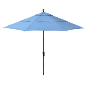 California Umbrella Sunset Series 11 ft Patio Umbrella - Residential Grade with Auto Tilt and Crank Lift