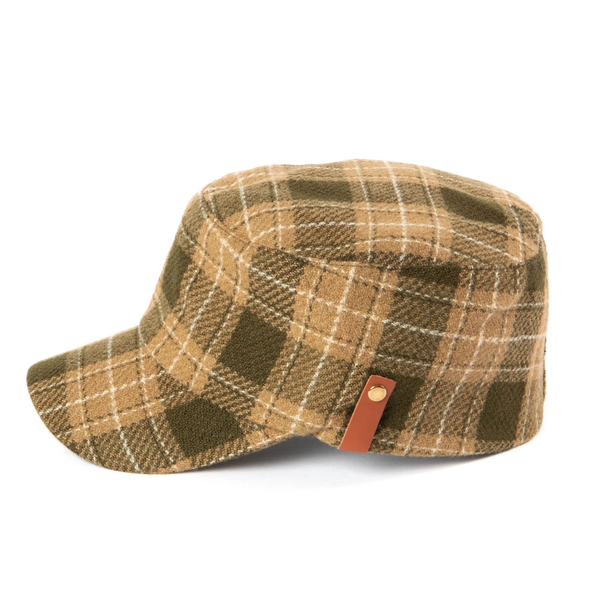 Cash - Cut & Sew Plaid Fishermans Cap