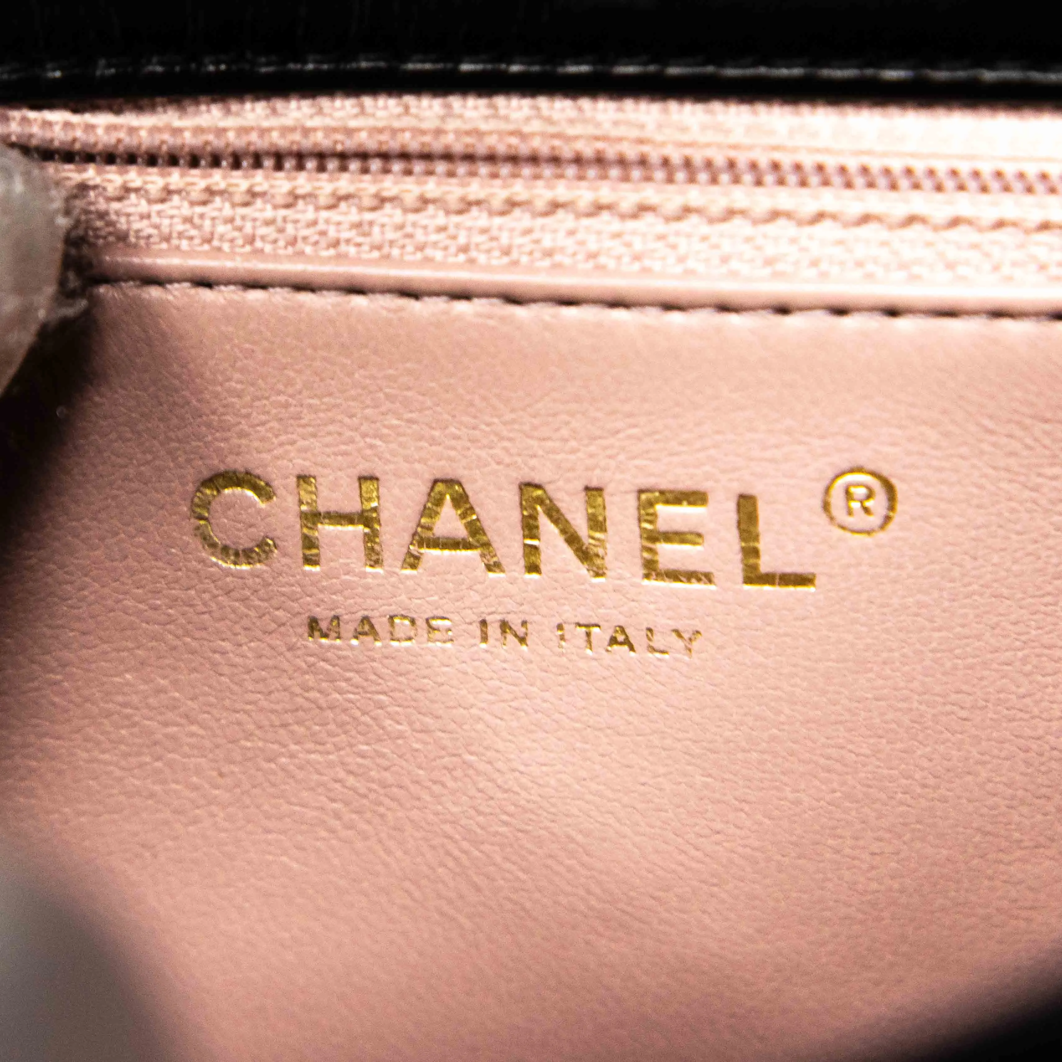 Chanel Black Straight Line Flap Bag