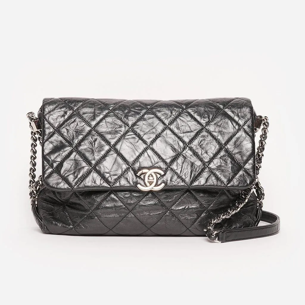 Chanel Distressed Jumbo Flap Bag