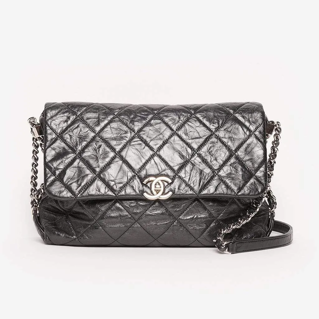 Chanel Distressed Jumbo Flap Bag