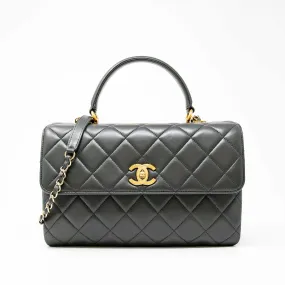 Chanel Grey Medium Trendy CC Flap Bag