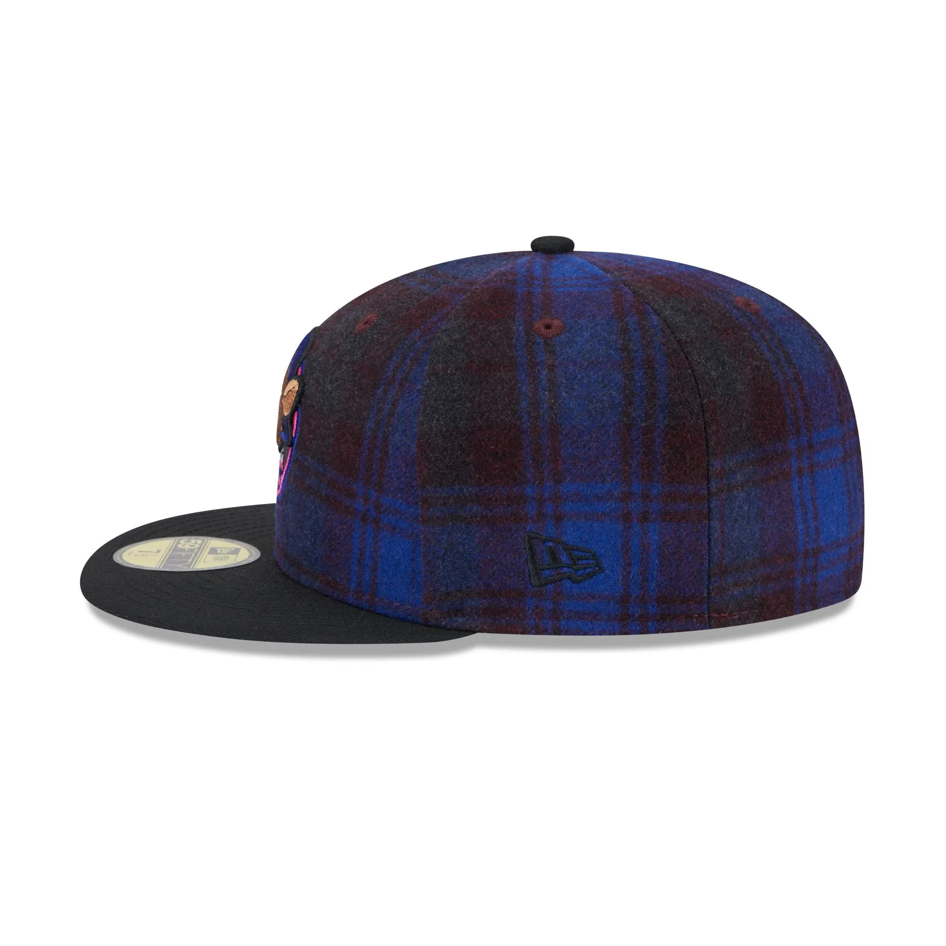 Chicago Cubs Mascot Plaid 59FIFTY Fitted Hat