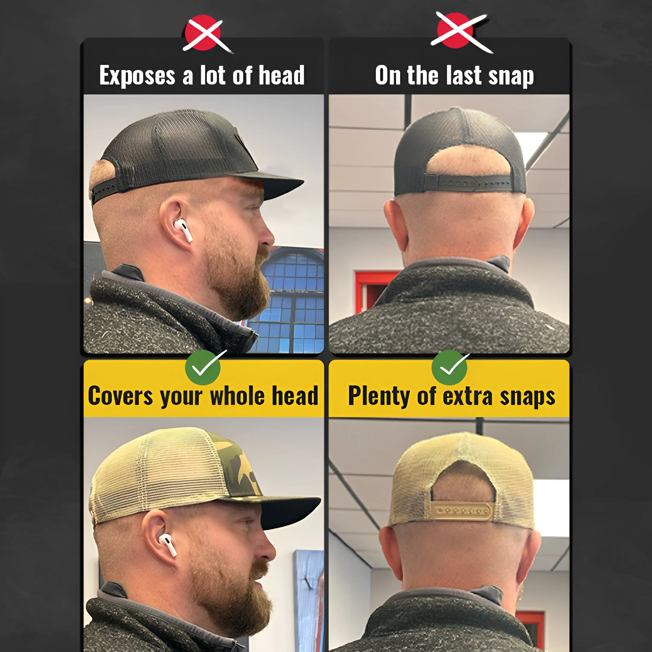 Classic Rope Hat XXL - Blacked Out