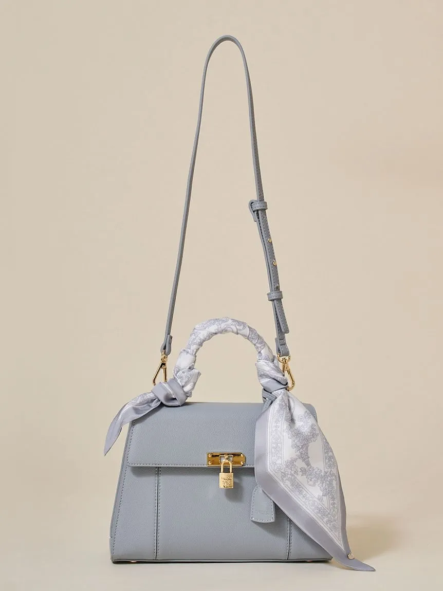 Convertible Shoulder Bag with Scarf Wrap Handle