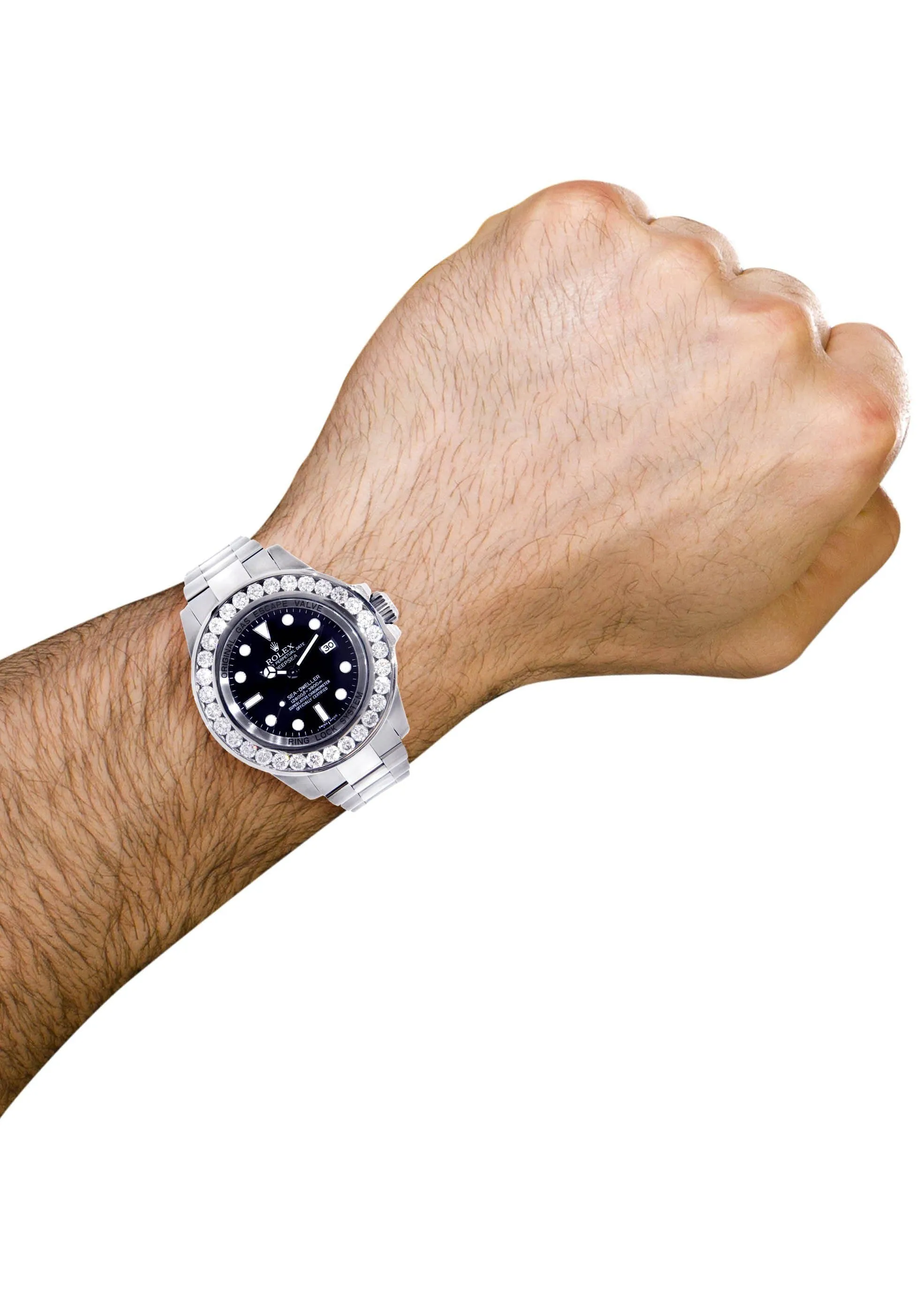 Diamond Rolex Deepsea Sea-Dweller | Stainless Steel | 44 Mm