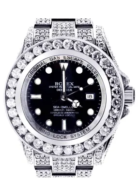 Diamond Rolex Deepsea Sea-Dweller | Stainless Steel | 44 Mm