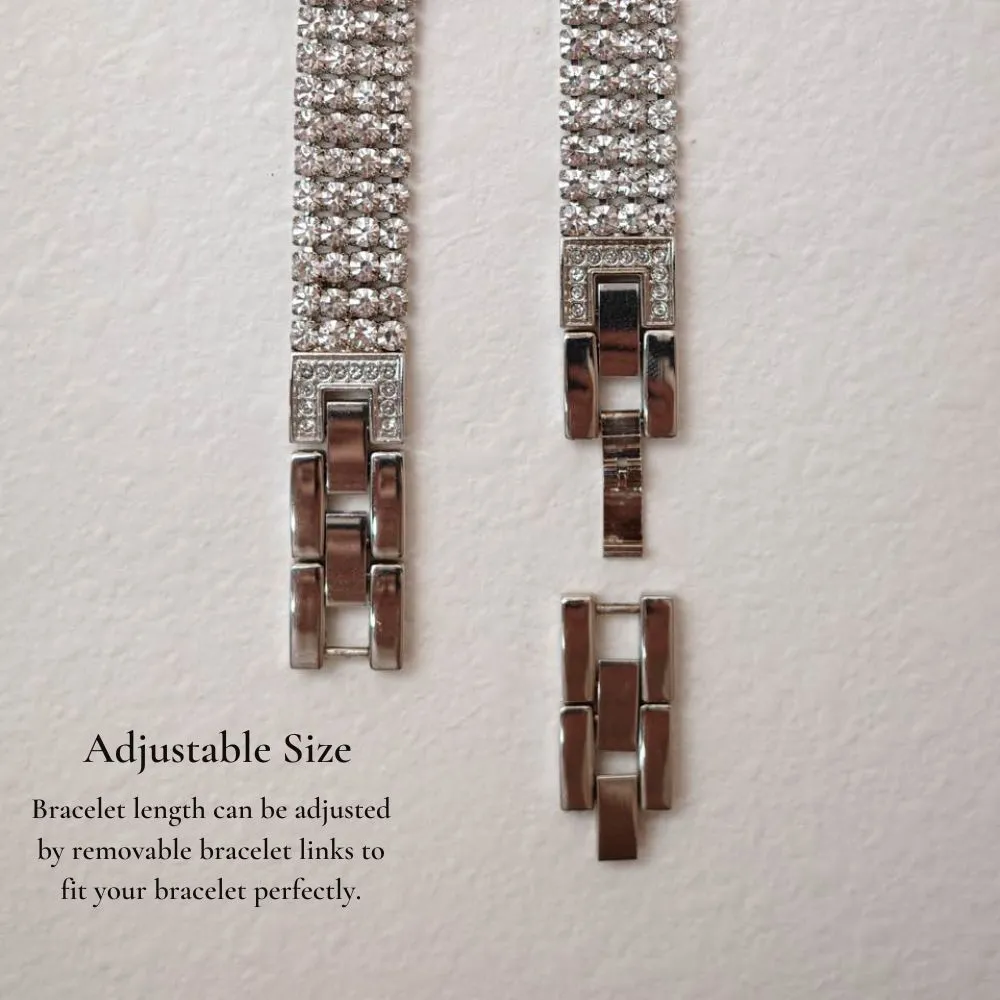 Diamond Studded Apple Watch Bracelet