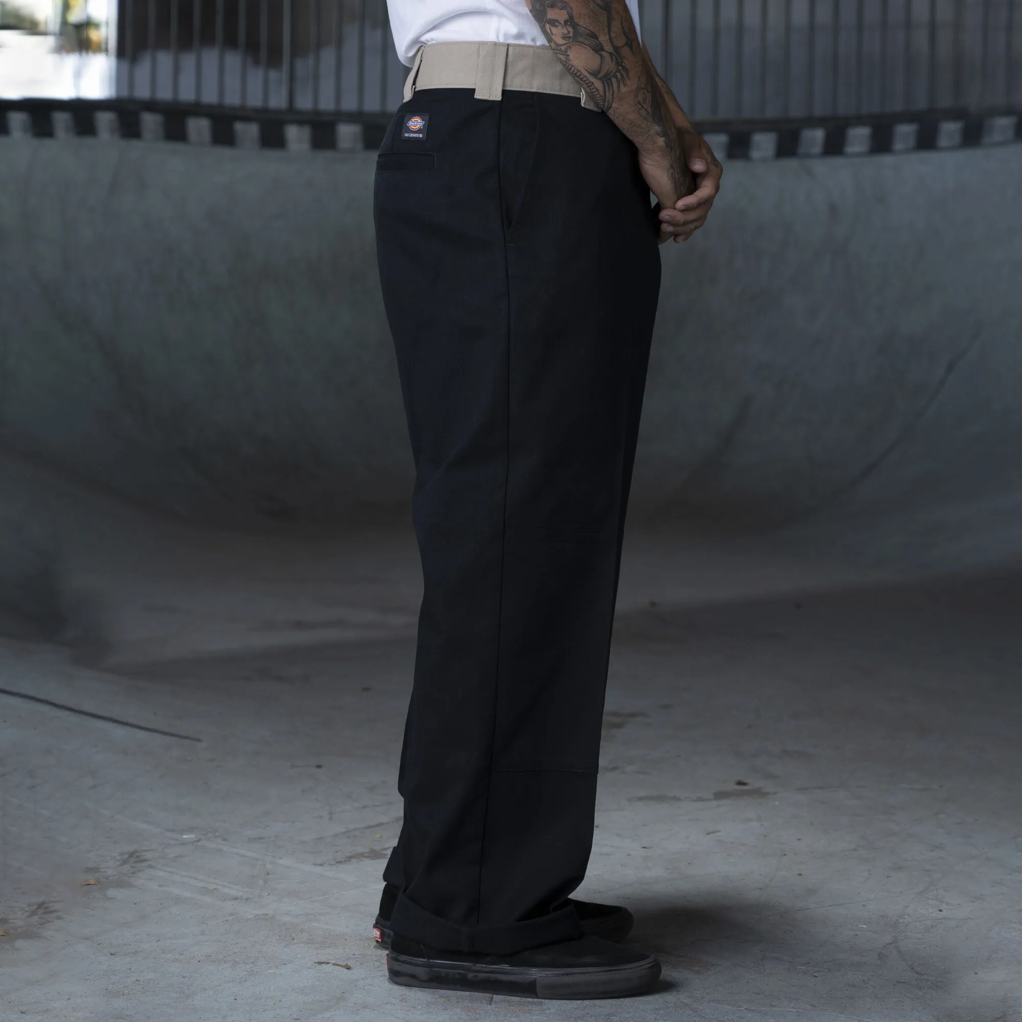 Dickies Ronnie Sandoval Double Knee Pants - Black/Desert Sand Color Block