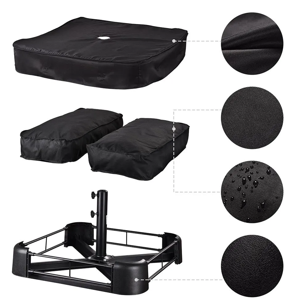 DIY 168 lb Umbrella Weight Sand Bags for 1 7/8" Poles