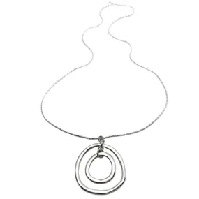 Double Circlet Pendant on Chain
