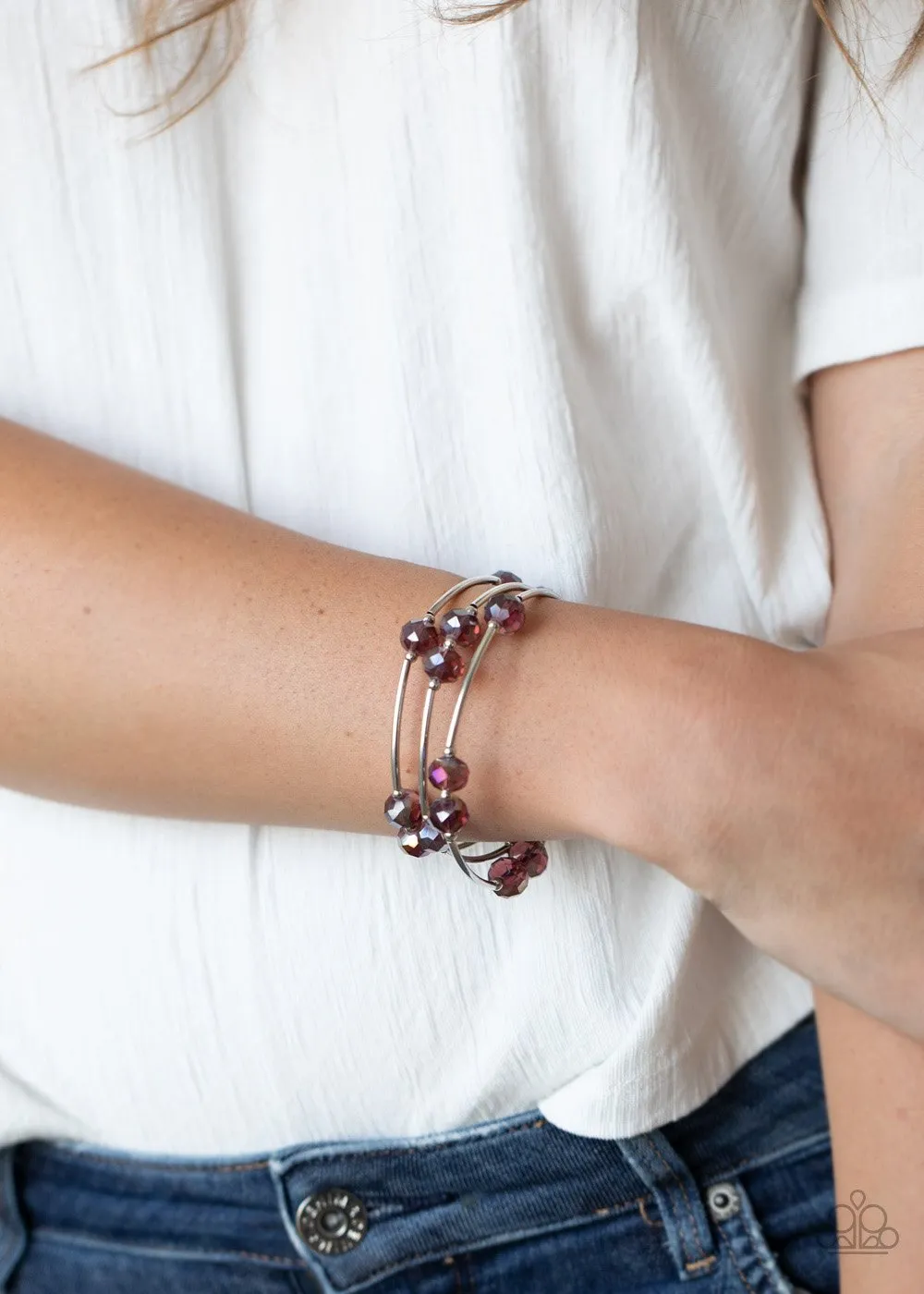 Dreamy Demure - Purple Bracelet