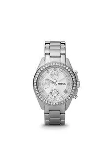 es2681p decker chronograph stainless steel watch by fossil -For -For Women