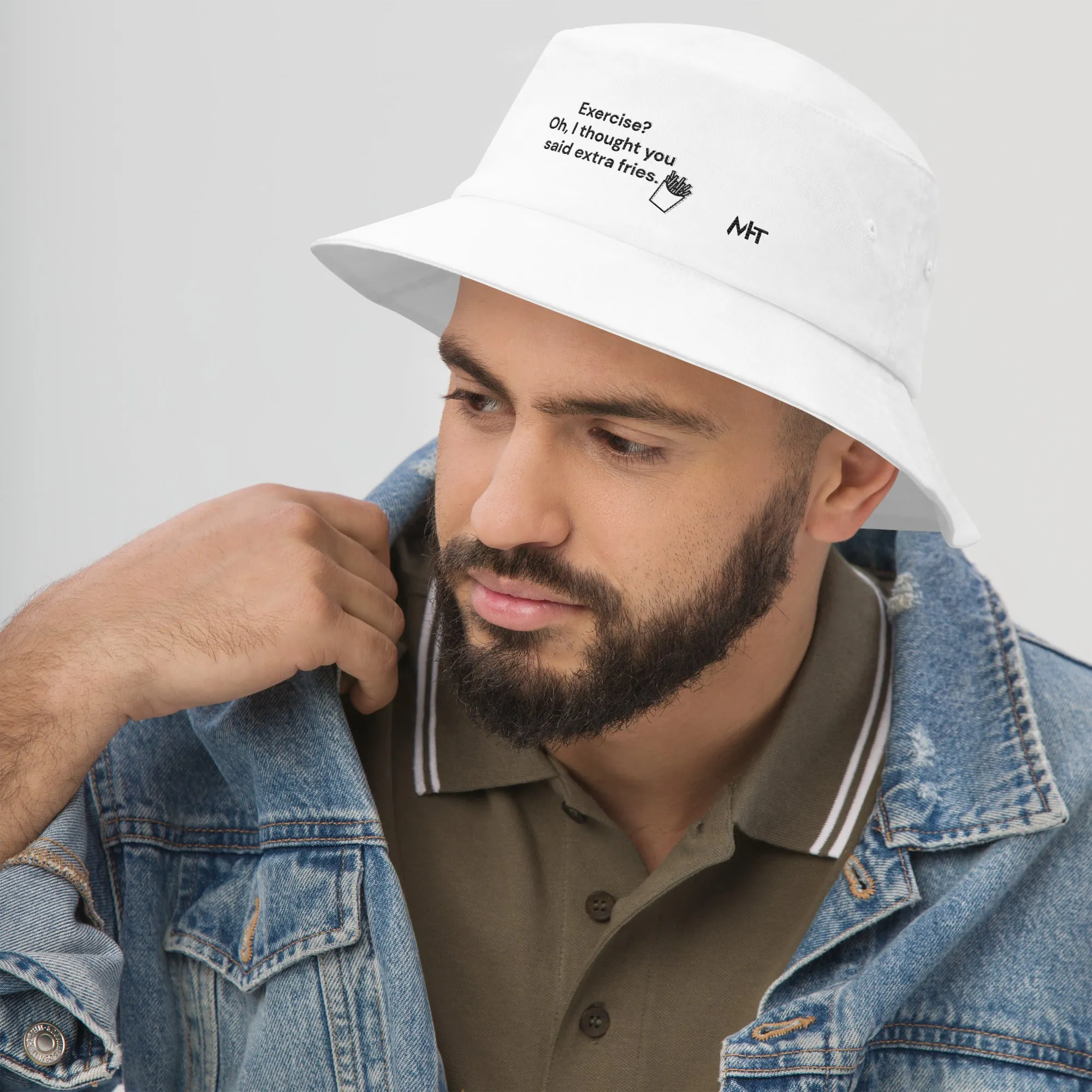 Exercise? Oh, I thought you said extra fries - Bucket Hat