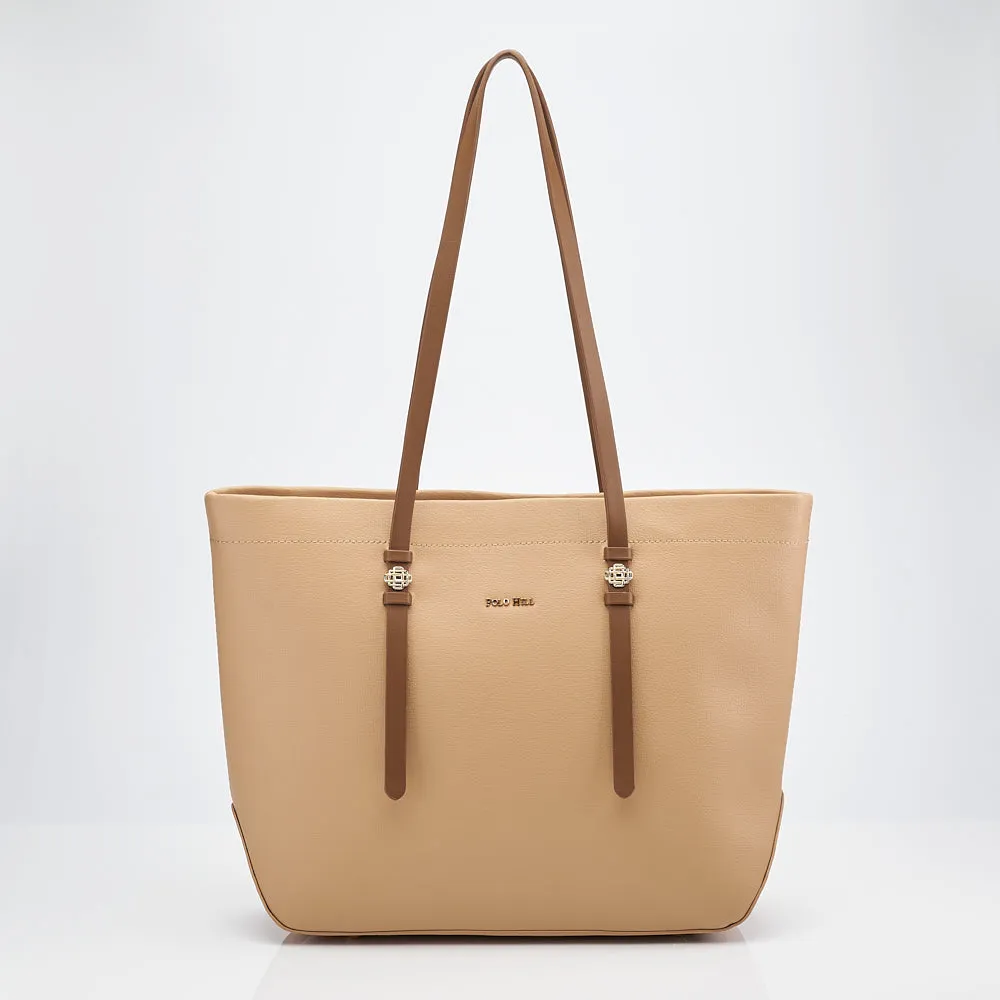 Faux Shoulder Tote Bag