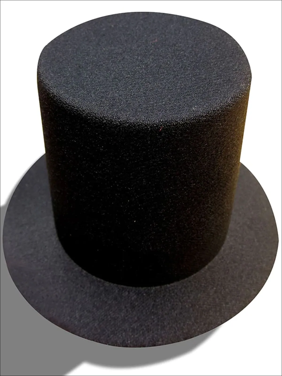 Girls Wool Mini Top Hat Fascinator (Black And Red)