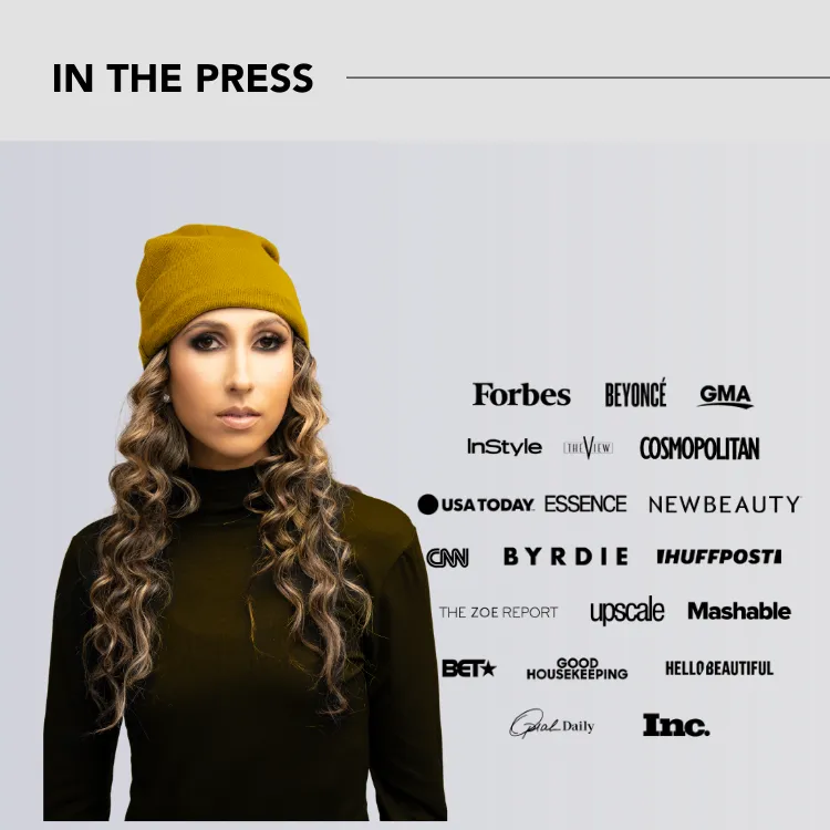 Hairbrella Classic Satin-Lined, Waterproof Beanie