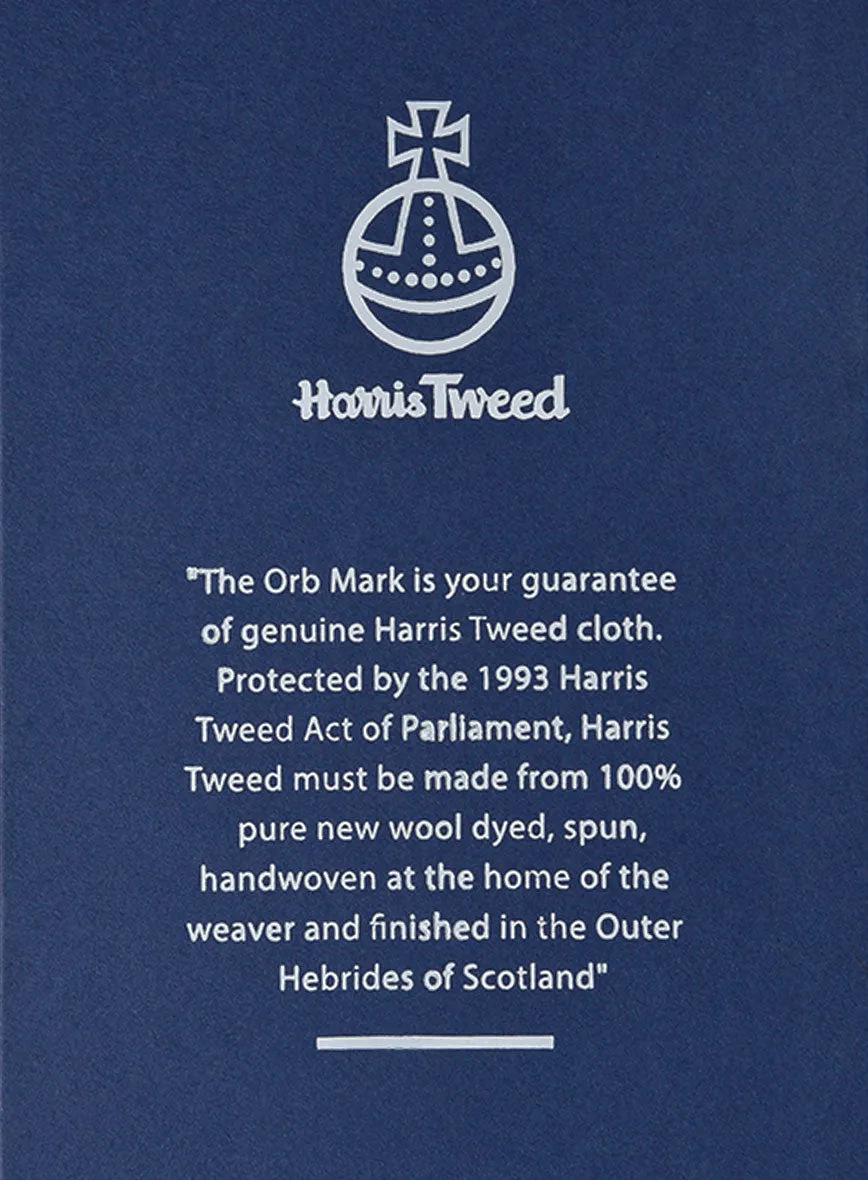 Harris Tweed King Blue Newsboy Cap