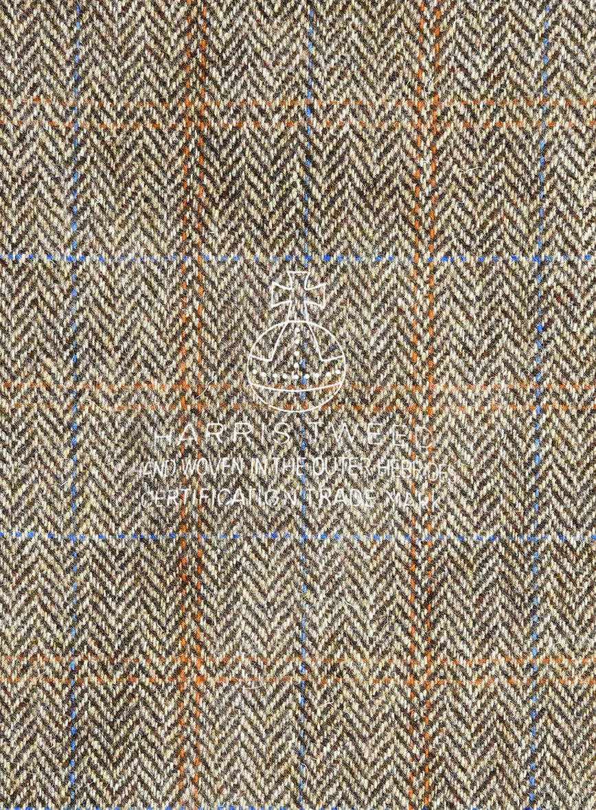 Harris Tweed Ranger Brown Newsboy Cap