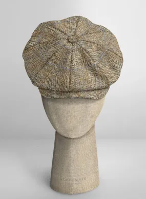 Harris Tweed Ranger Brown Newsboy Cap